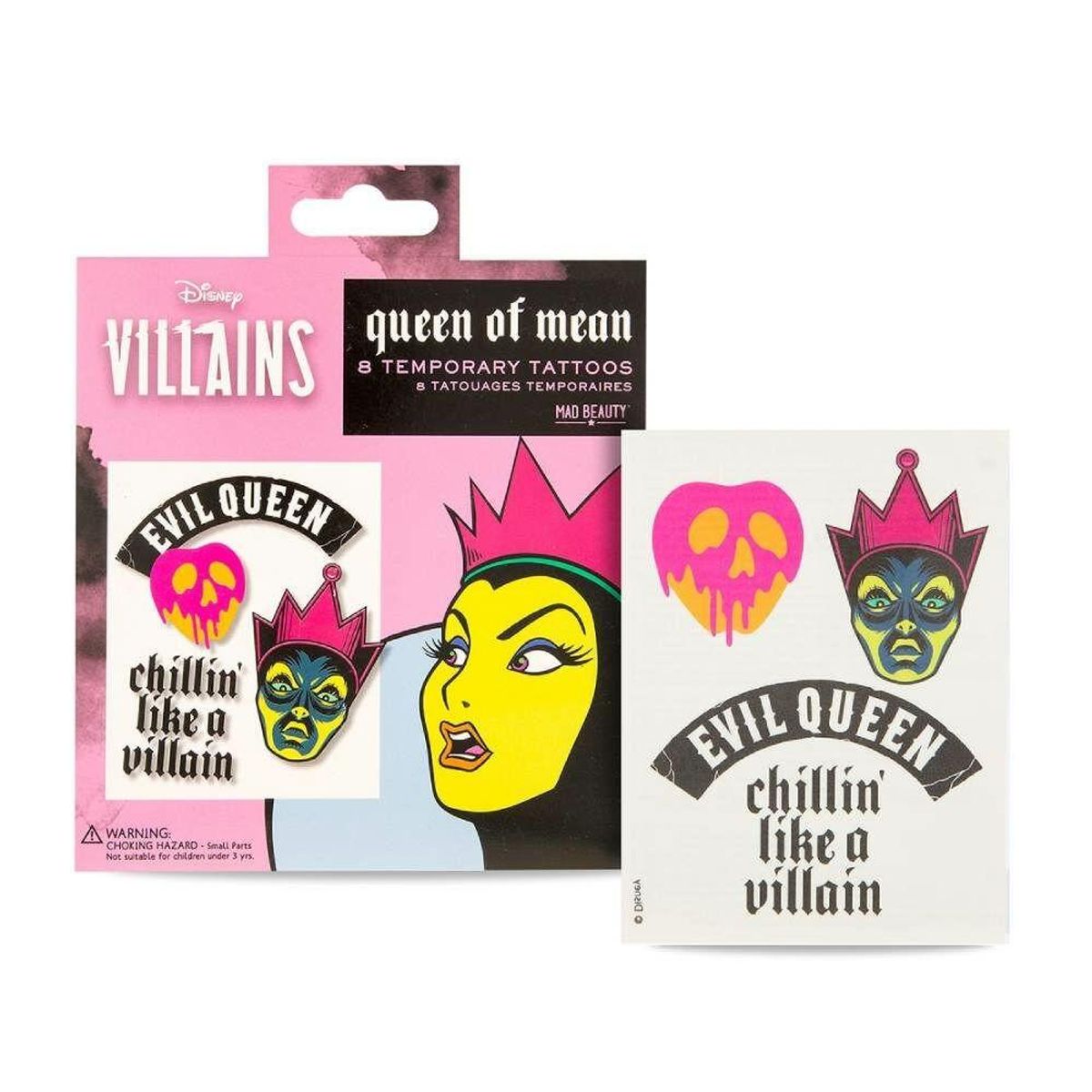 Midlertidige Tatoveringer Mad Beauty Disney Villains Evil Queen