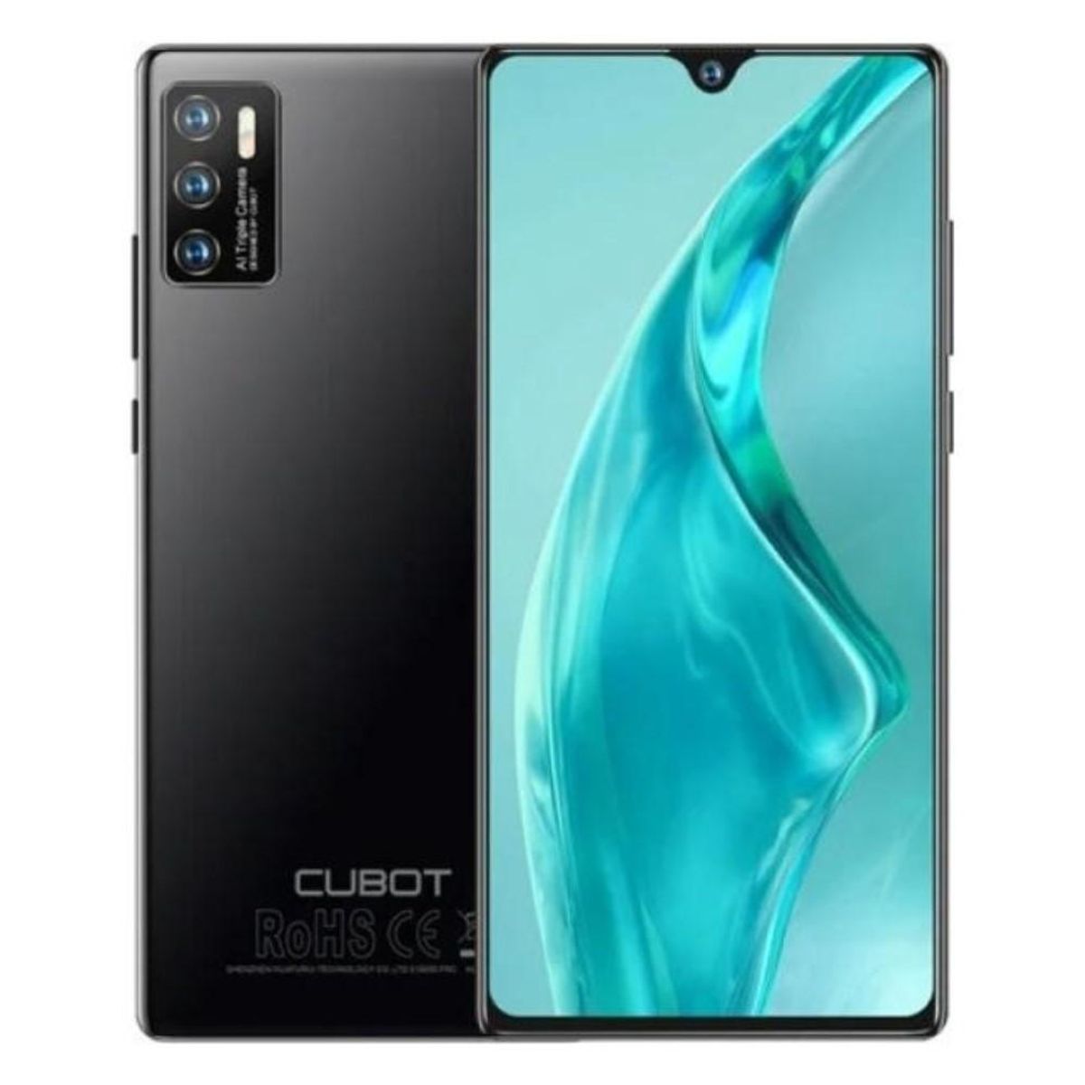 Smartphone Cubot P50 6,2" 6 GB RAM 128 GB Sort