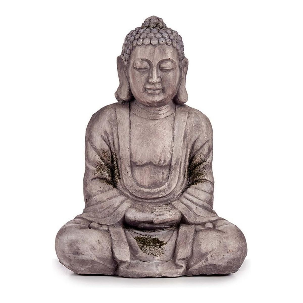 Dekorativ havefigur Buddha Grå Polyesterharpisk (25 x 57 x 42,5 cm)