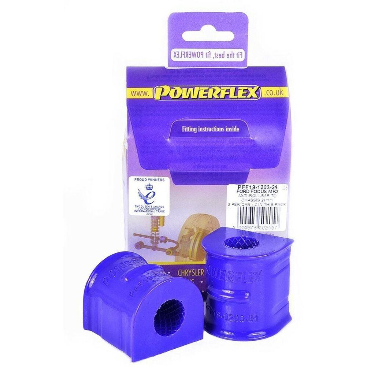 Silentblock Powerflex PFF19-1203-24 (2 stk) 24 mm