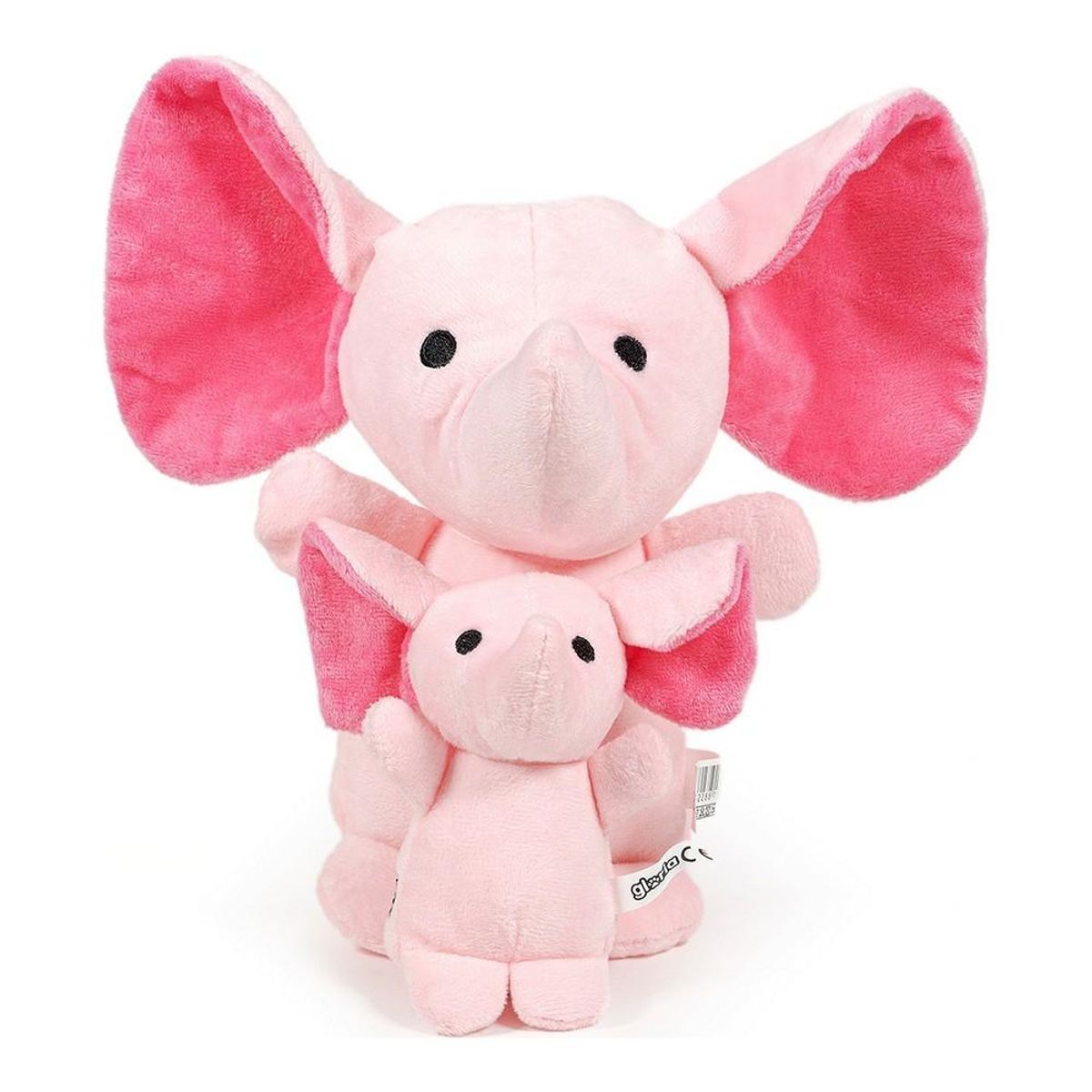 Plush legetøj til hunde Gloria Hoa 20 cm Pink Elefant