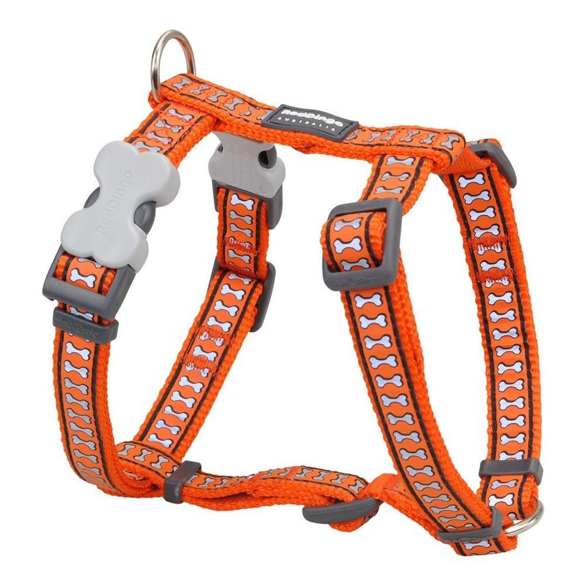 Hundesele Red Dingo Ben Reflekterende 25-39 cm Orange