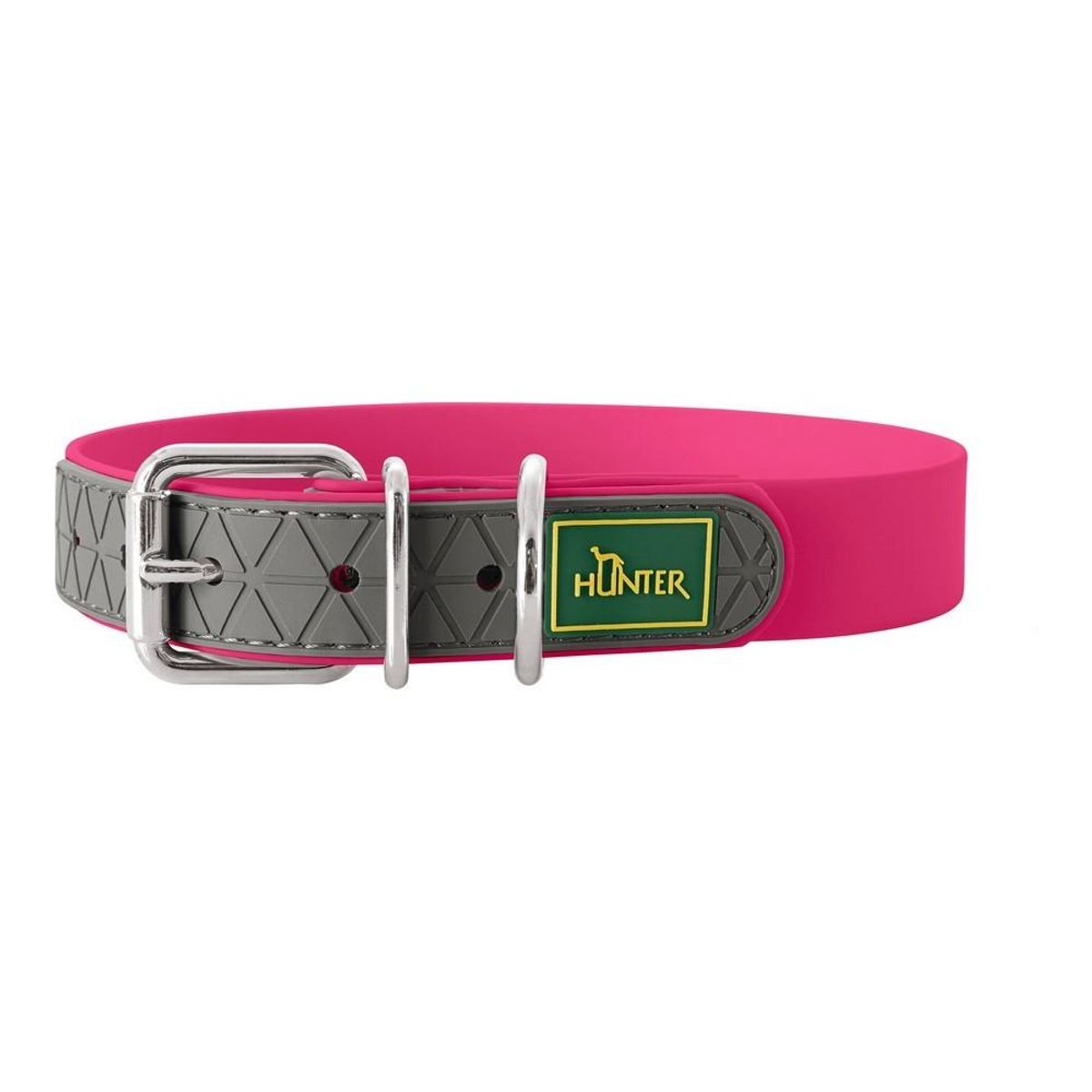 Hundehalsbånd Hunter Convenience Pink S/M