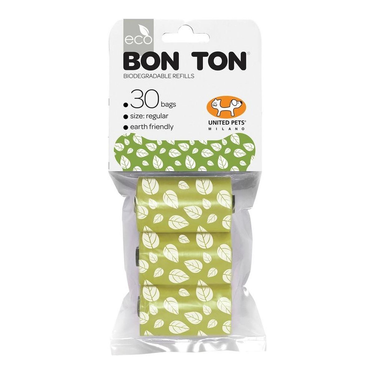 Hygiejneposer United Pets Bon Ton Regular Hund Grøn (3 x 10 uds)