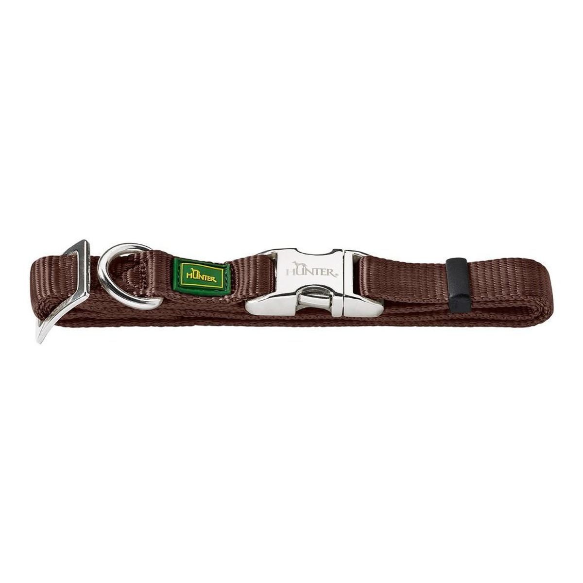 Hundehalsbånd Hunter Alu-Strong Brun Størrelse S (30-45 cm)