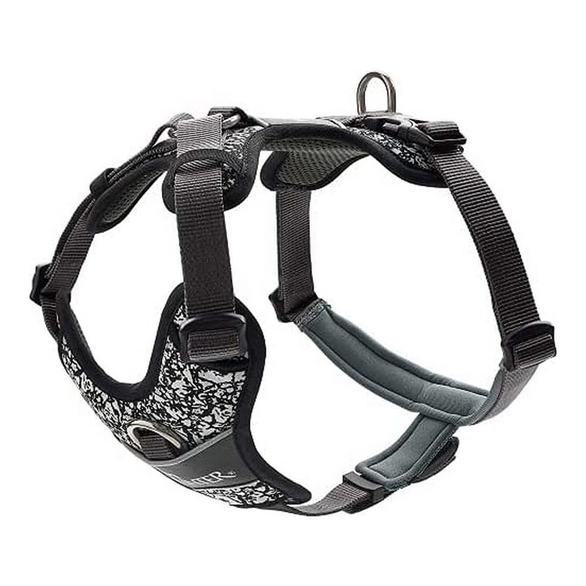 Hundesele Hunter Divo Reflekterende Sort/Grå Størrelse S (45-56 cm)