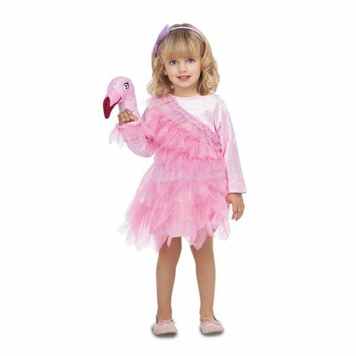 Kostume til børn Ballerina Flamingo 3-4 år