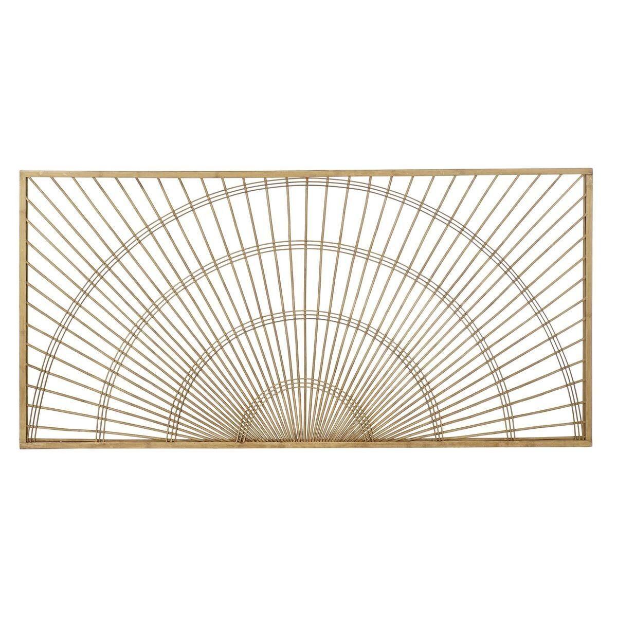 Sengegavl Brun Rattan (160 x 3 x 80 cm)