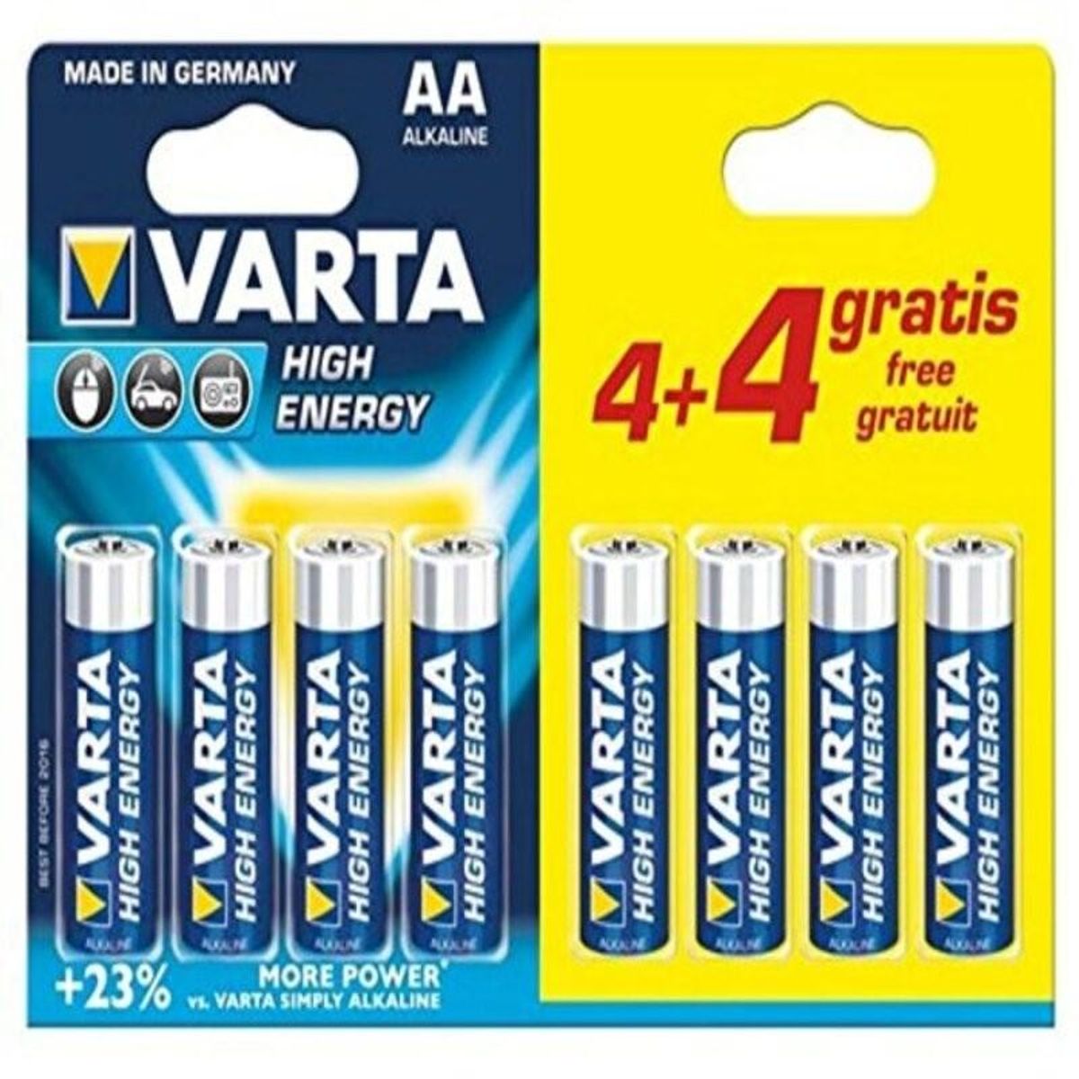 Alkalinebatterier Varta LR06