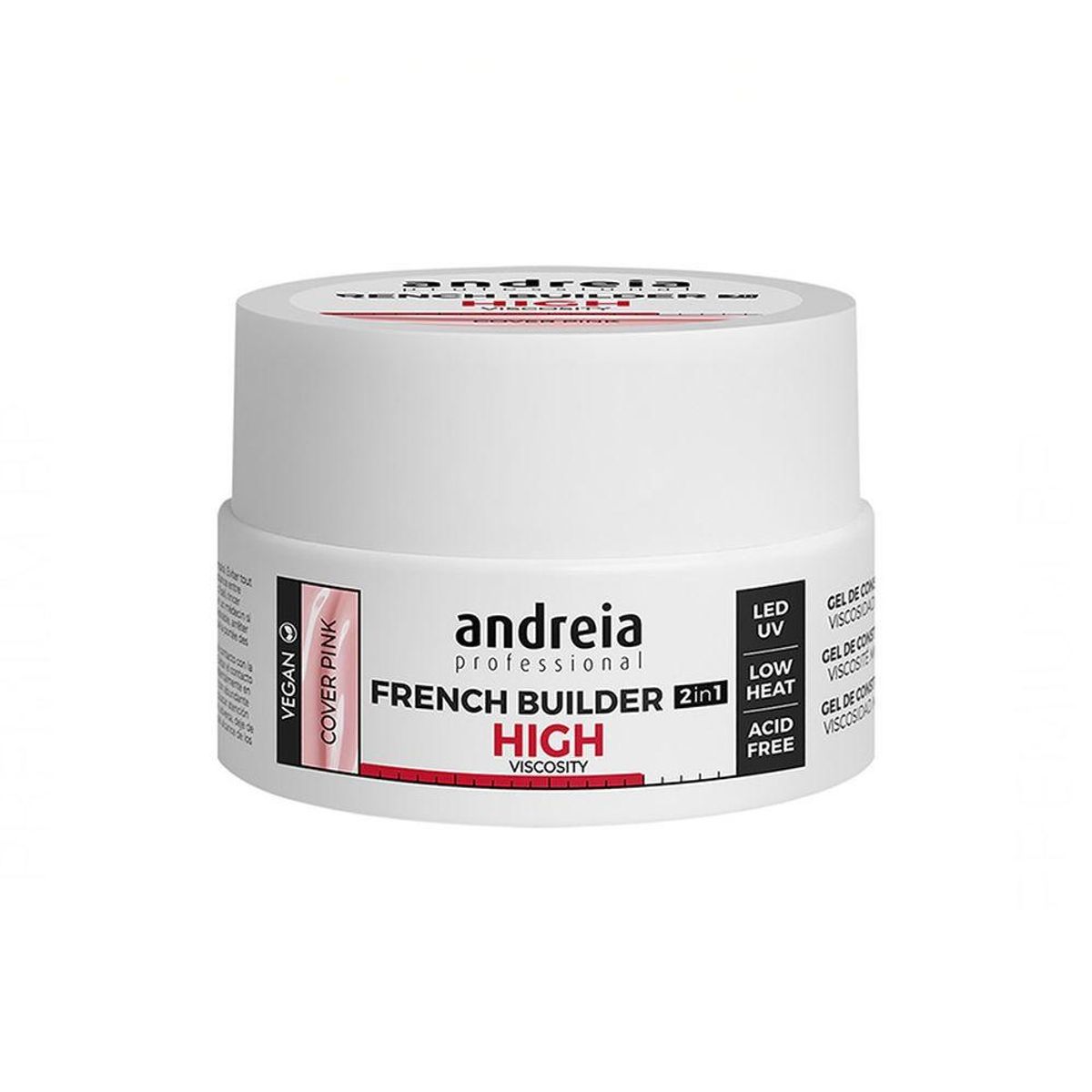 Gel-neglelak French Builder High Viscosity Andreia 0BGFCP22 Pink (22 g)