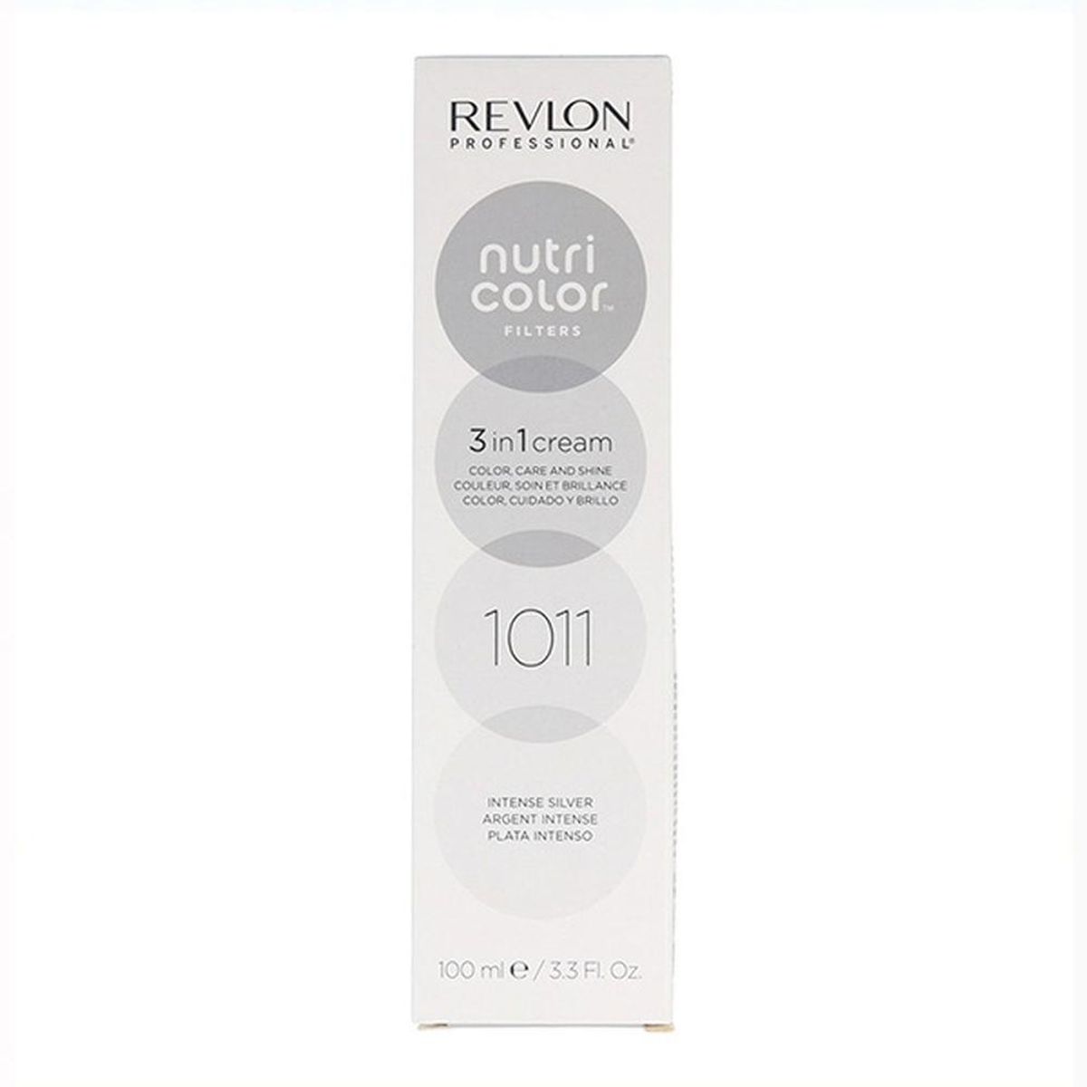 Permanent hårfarve - creme Revlon Nutri Color 3-i-1 1011 - Intense Silver Nº 1011 Intense Silver 100 ml