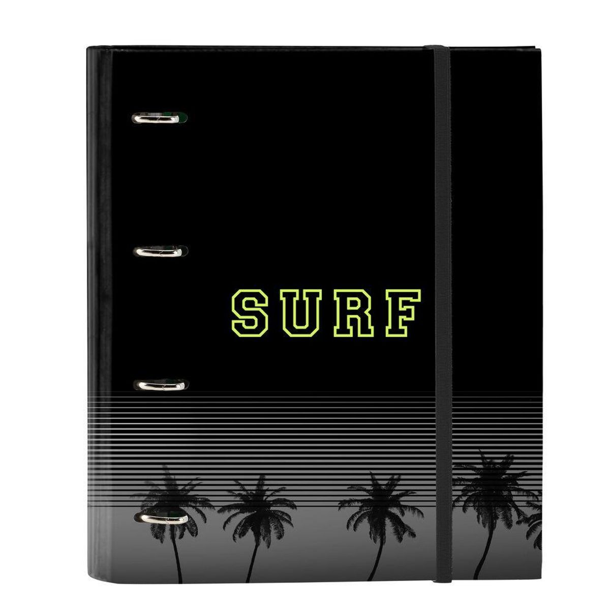 Ringbind Safta Surf A4 Sort (27 x 32 x 3.5 cm)