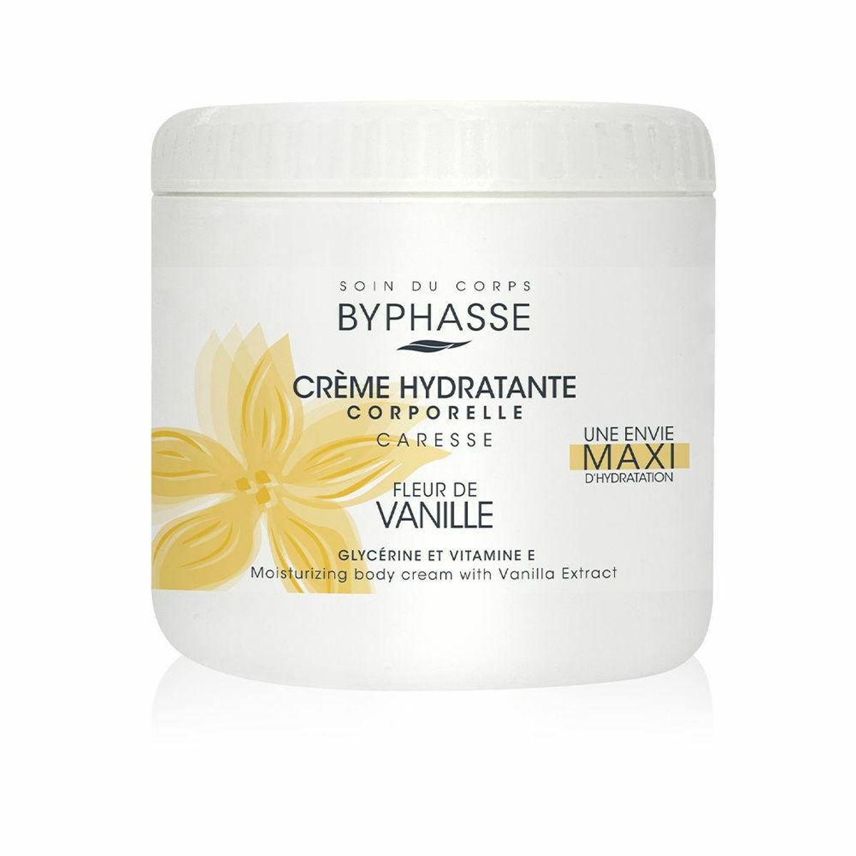 Fugtgivende bodylotion Byphasse Vanilje (500 ml)