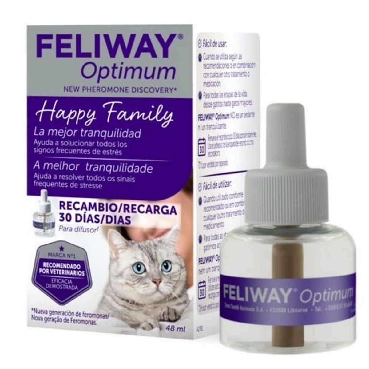 Lugtfjerner Ceva Happy Family Kat 48 ml