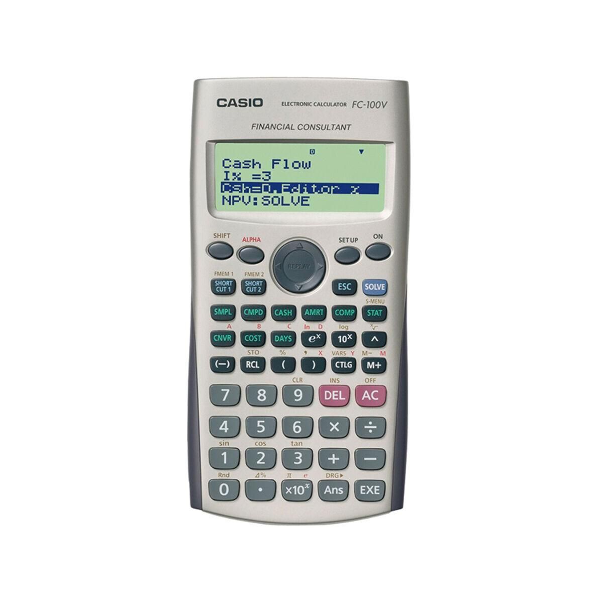 Videnskabelig Cal Casio FC-100V Sort Grå