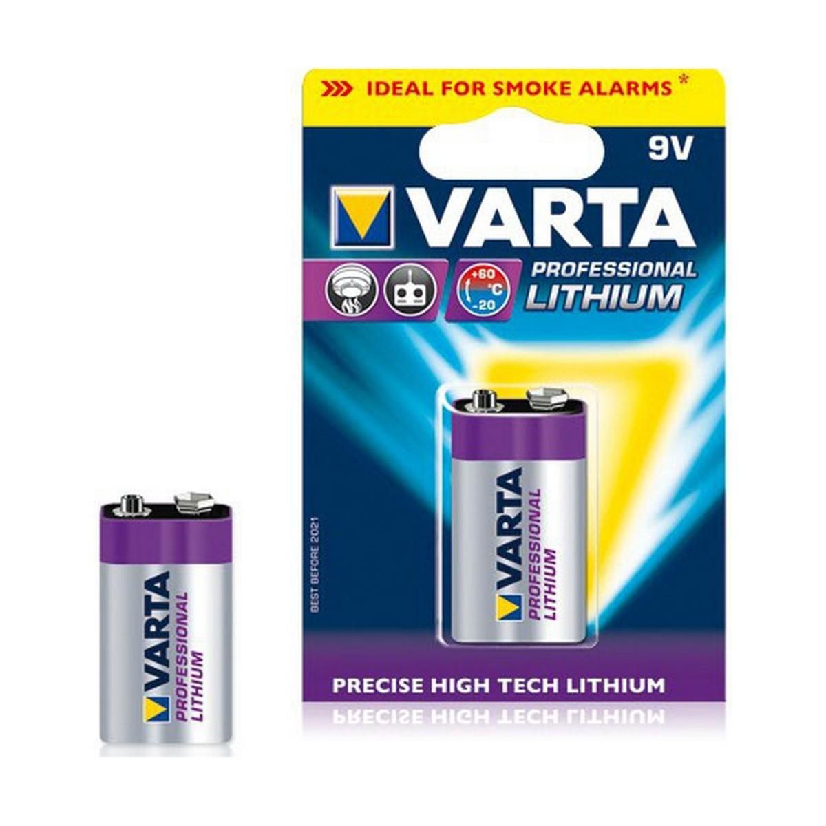 Batterier Varta Ultra Lithium 9 V (1 enheder)