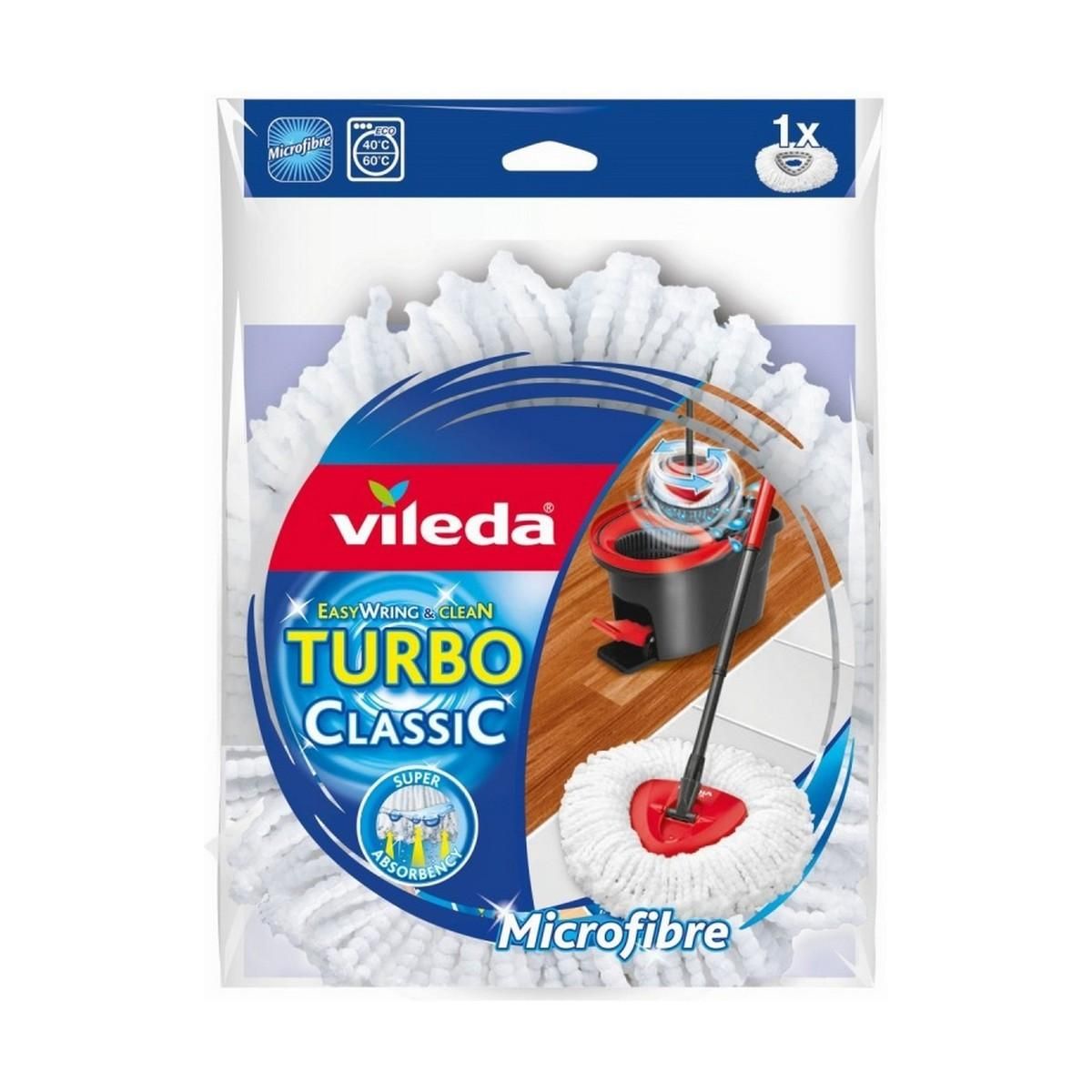 Reserve Moppe Til Rengøring Af Gulvet Vileda TURBO ClassiC Mikrofibre