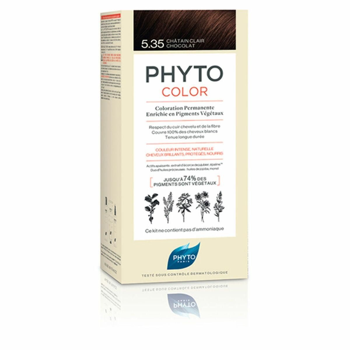 Permanent hårfarve PHYTO PhytoColor 5.35-castaño claro chocolate Uden ammoniak