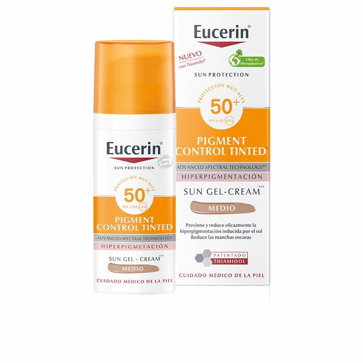 Solcreme til ansigtet Eucerin Sun Protection Medium Spf 50 50 ml