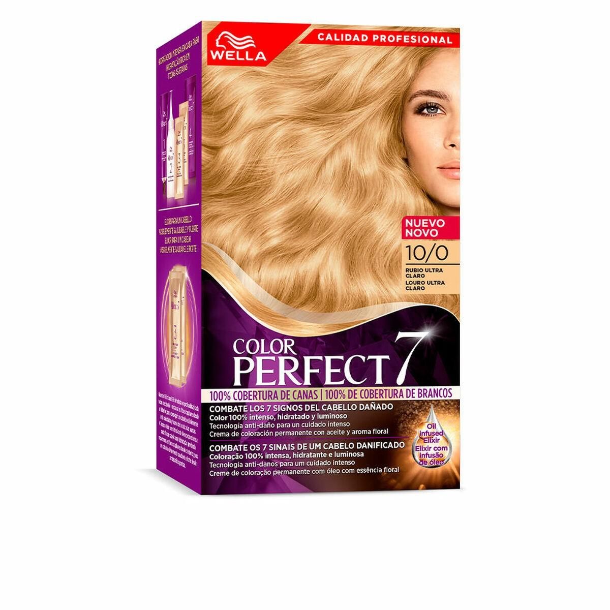 Permanent Farve Wella Color Perfect 7 Gråt hår 60 ml