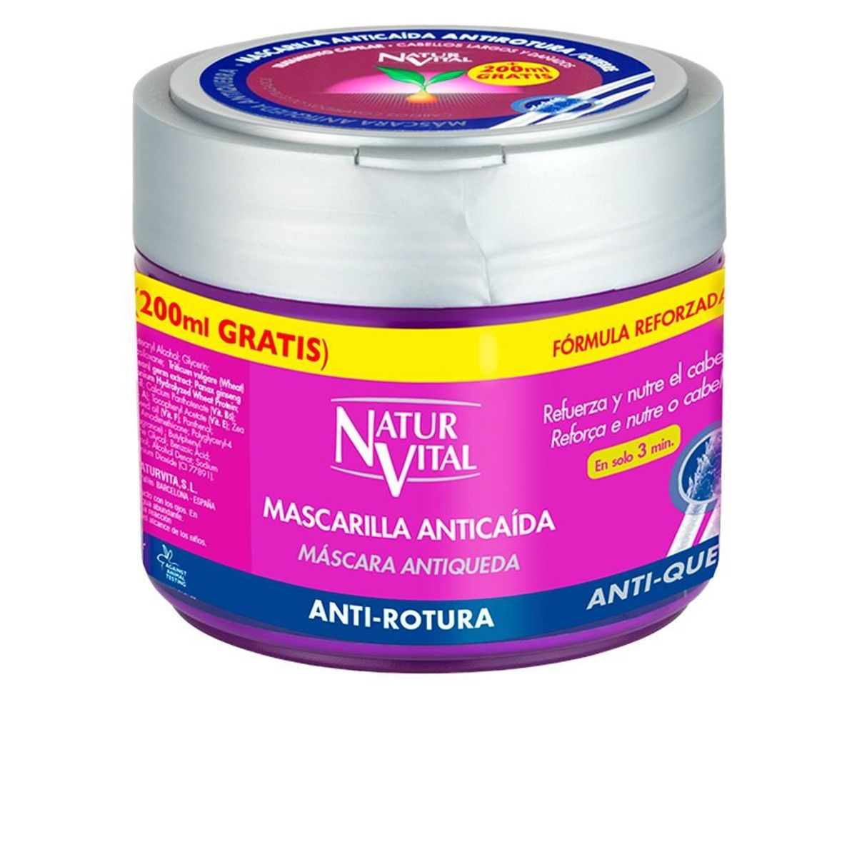 Anti-Hårtab Hårmaske Naturaleza y Vida Mascarilla Anticaída (500 ml) 500 ml