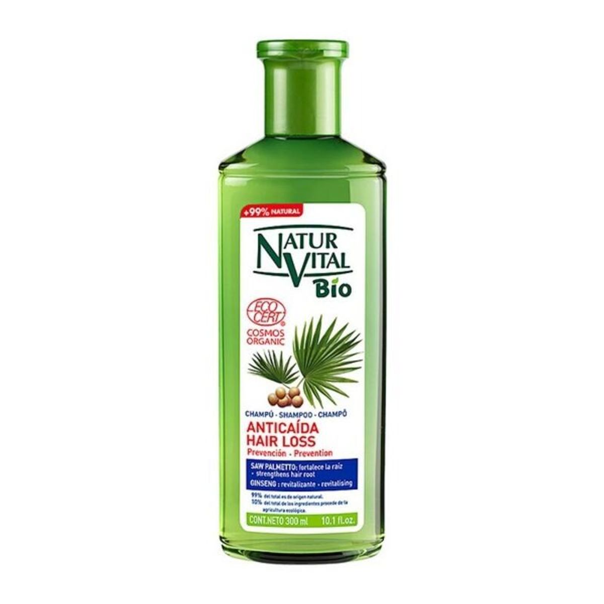 Anti-hårtab Shampoo Bio Ecocert Naturaleza y Vida (300 ml) (300 ml)