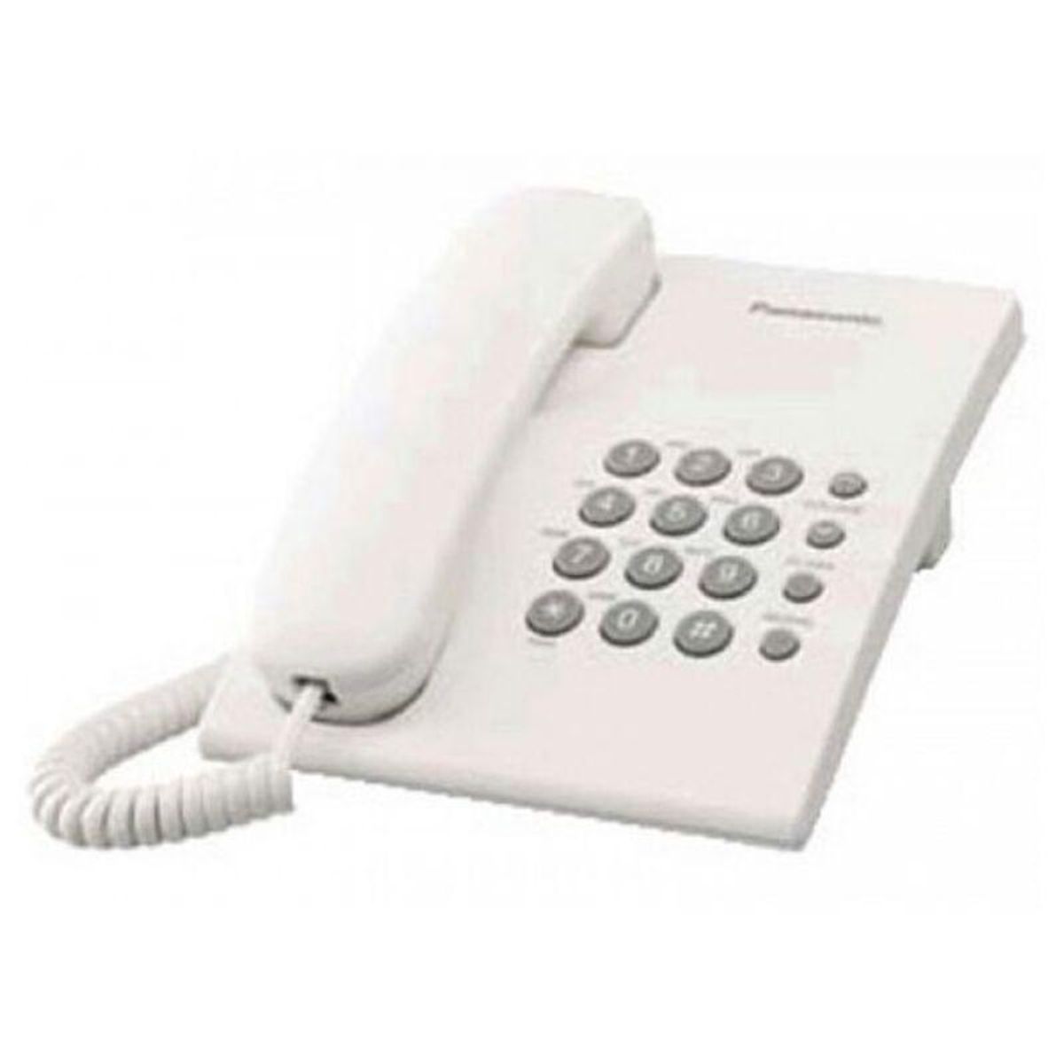 Fastnettelefon Panasonic KXTS500EXW Hvid