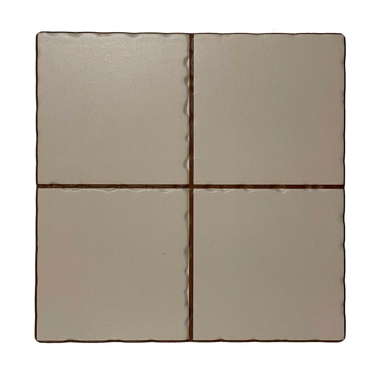 Dækkeserviet Versa Beige Keramik (20 x 20 cm)