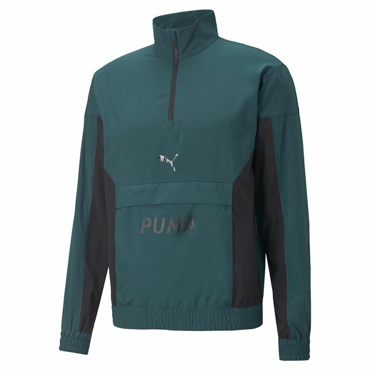 Sweaters uden Hætte til Mænd Puma Fit Woven Training Grøn L