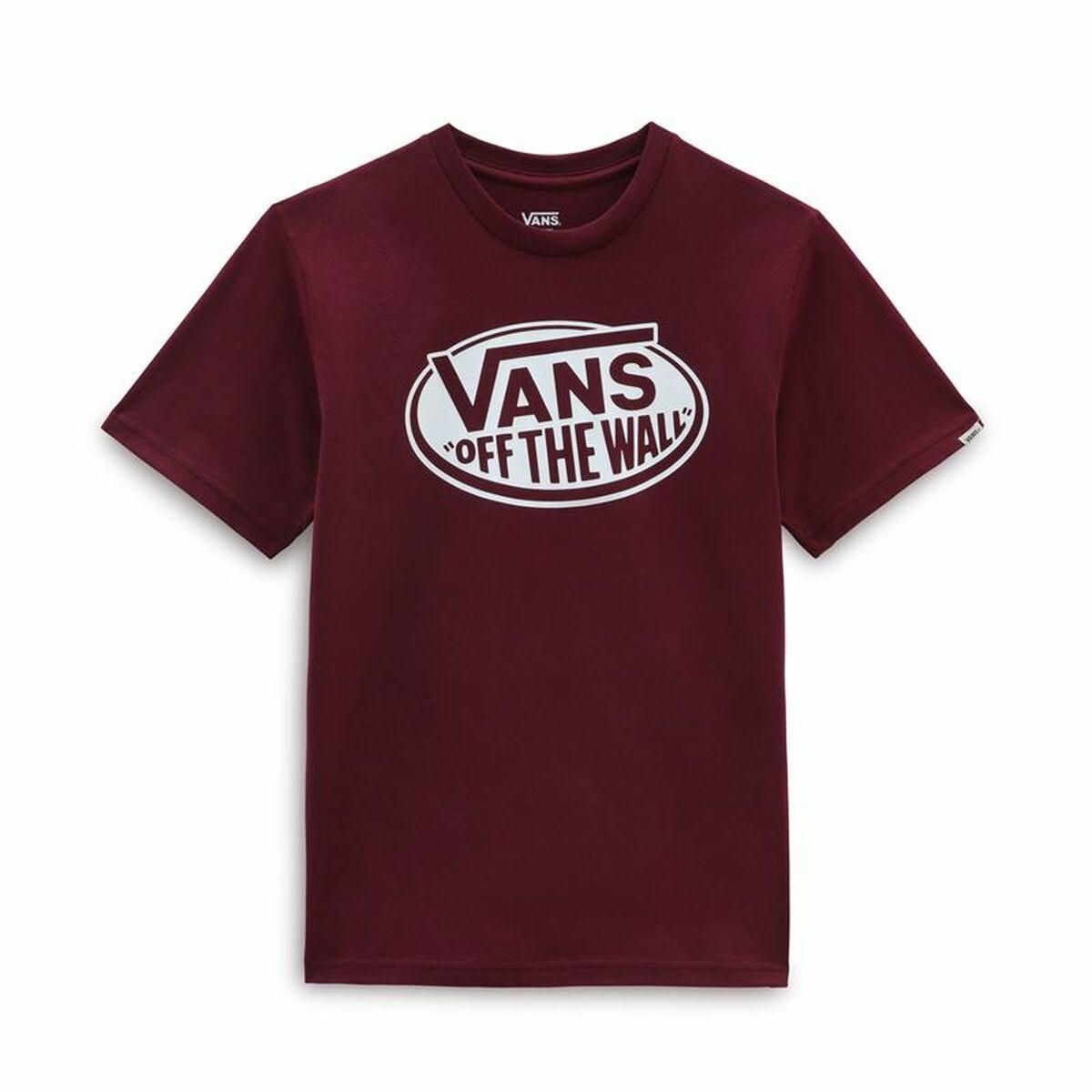 Kortærmet T-shirt til Børn Vans Classic OTW Mørkerød S