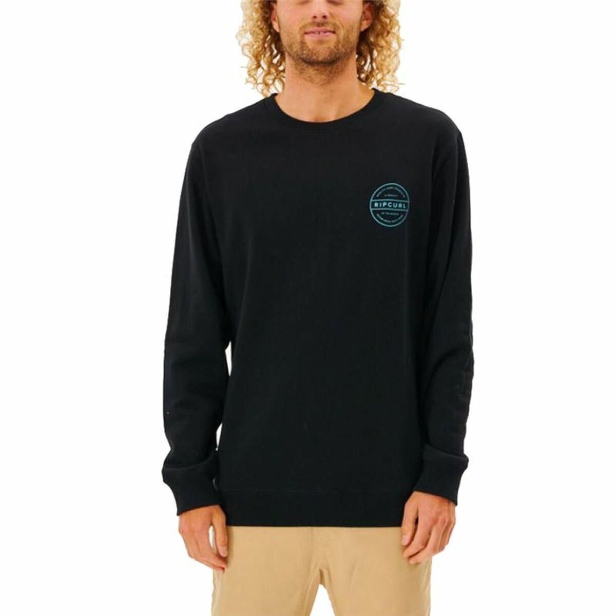 Sweaters uden Hætte til Mænd Rip Curl Re Entry Crew Sort XL