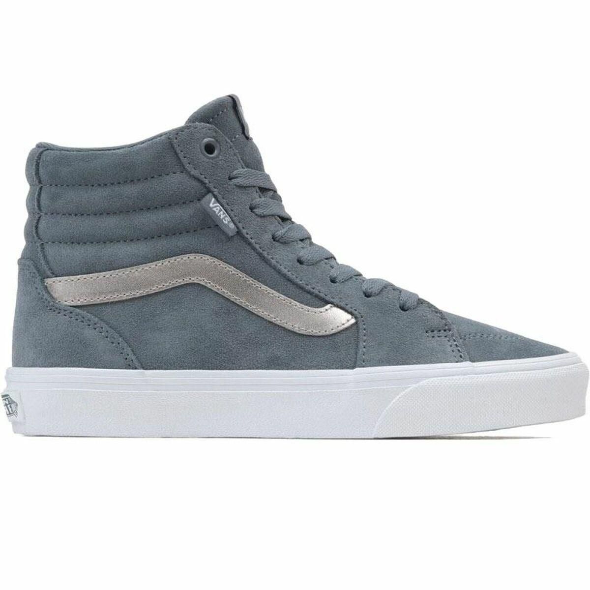 Kvinde Casual Sneakers Vans Filmore High Top Blå 36