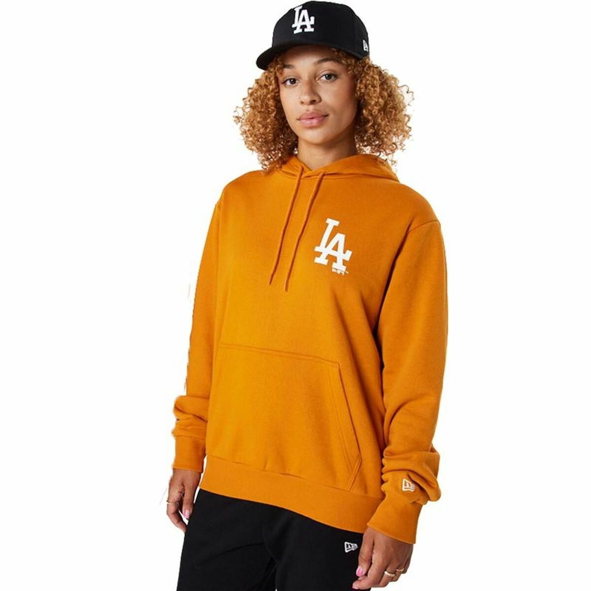 Sweaters uden Hætte til Mænd New Era MLB LA Dodgers Orange L