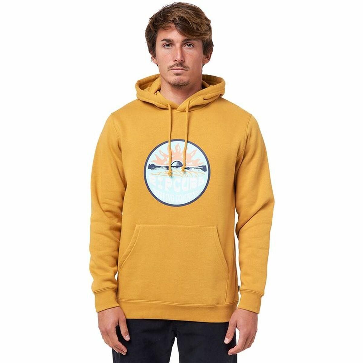 Hættetrøje til Mænd Rip Curl Down The Line Gylden XL