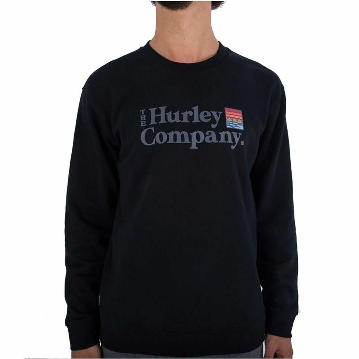 Sweaters uden Hætte til Mænd Hurley Canyon Summer Sort XL