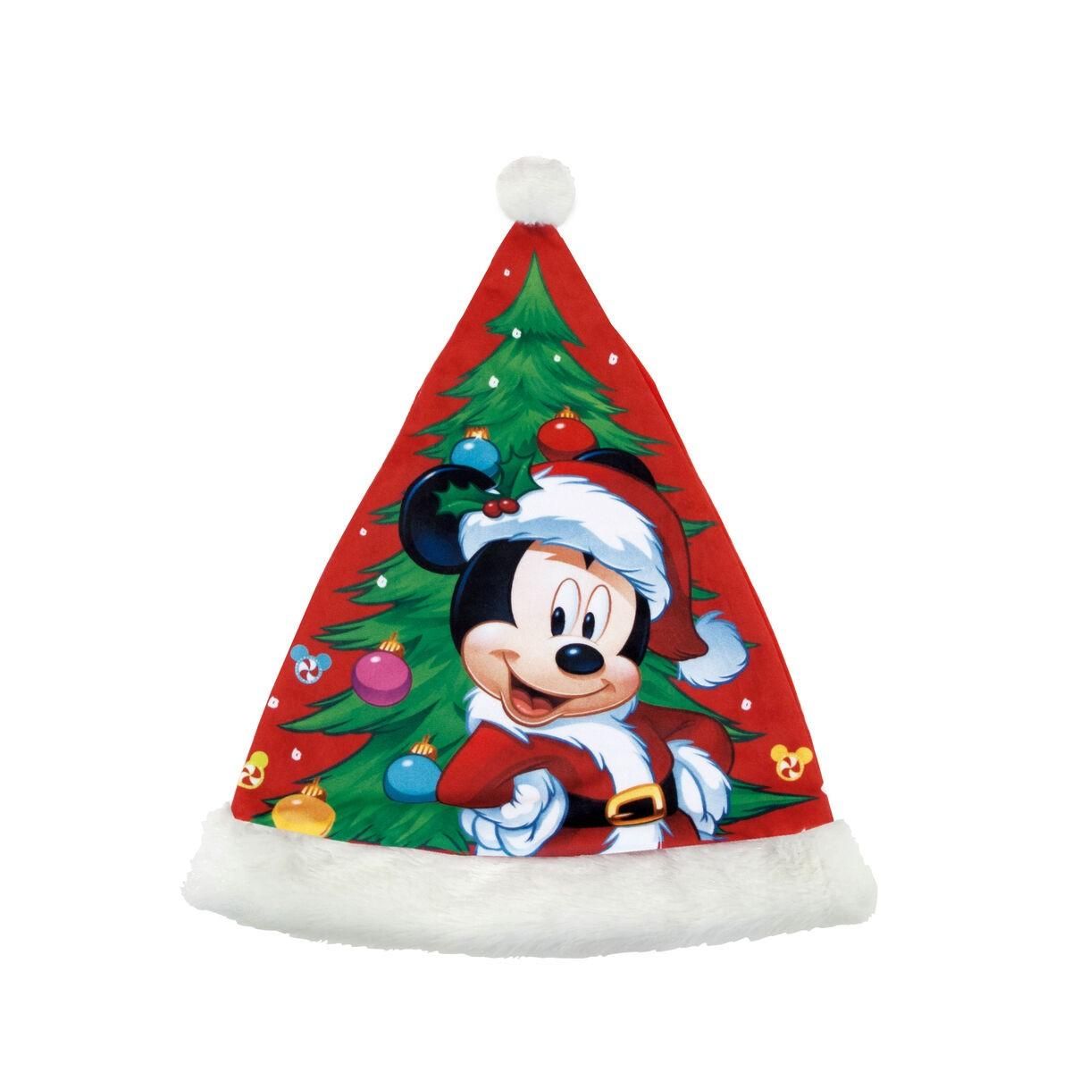 Julemandshat Mickey Mouse Happy smiles Børns 37 cm