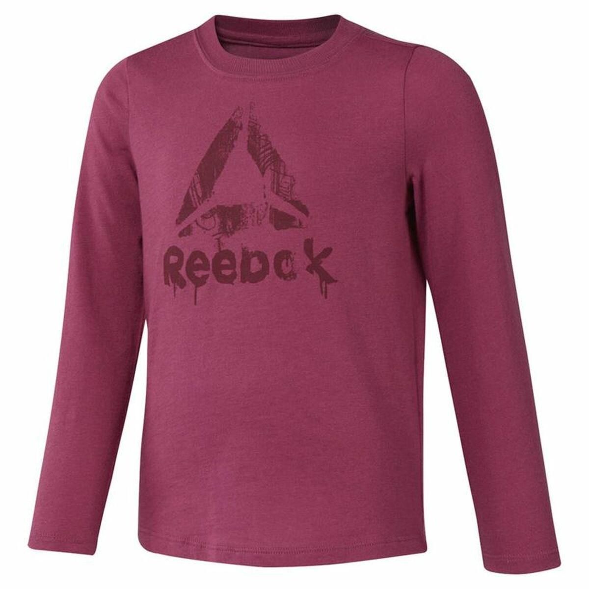 Langærmet T-shirt til Kvinder Reebok Essentials Lilla 2XS