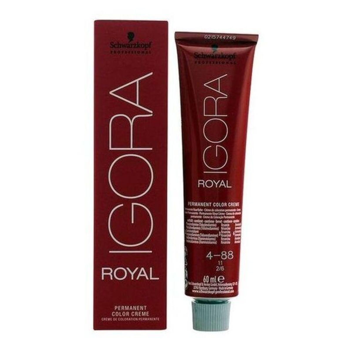 Permanent Farve Igora Royal Schwarzkopf 1023 4-88 Nº 4-88 Nº 9.0-rubio muy claro Nº 8.0-rubio claro 60 ml