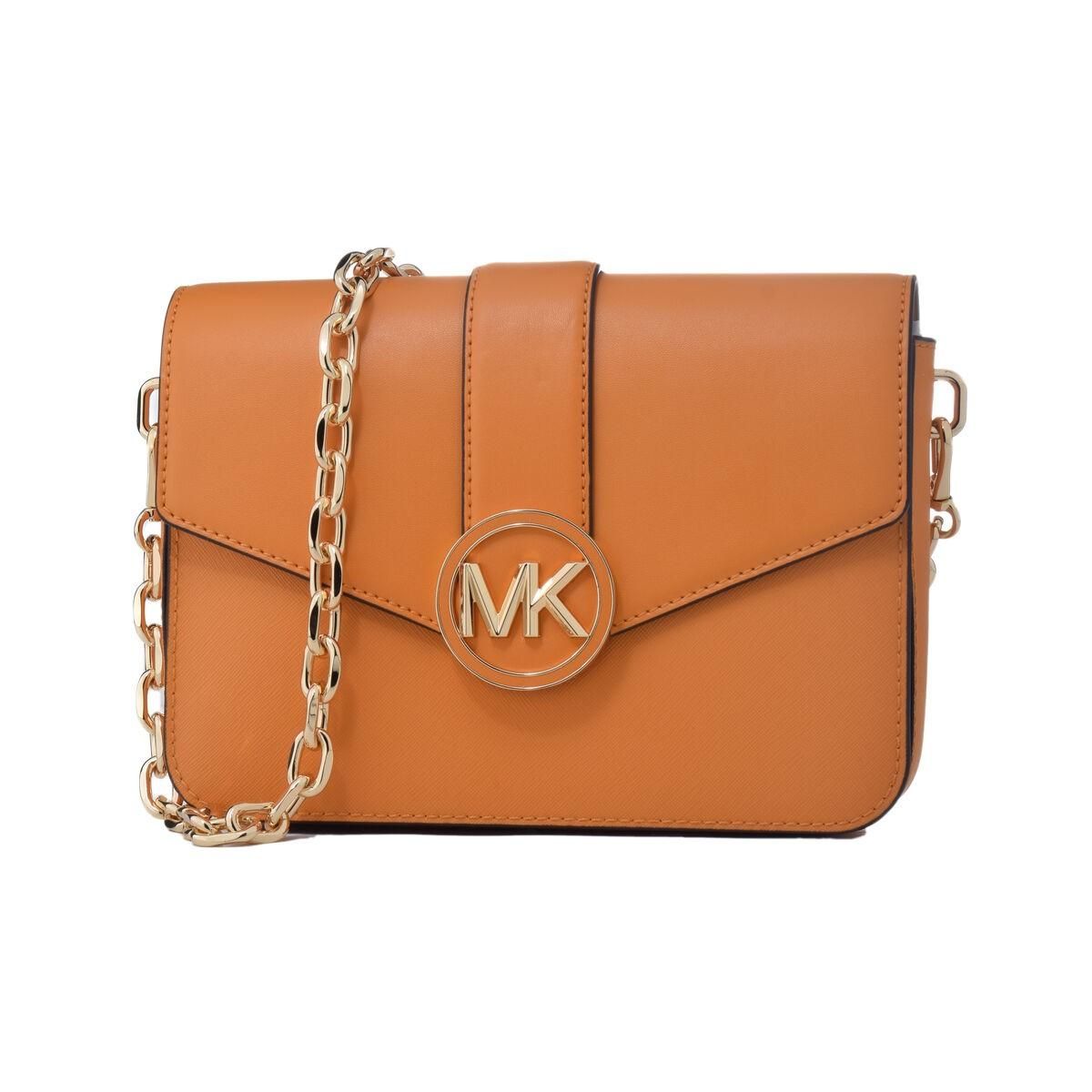 Håndtasker til damer Michael Kors 35S2GNML2L-HONEY-COMB Orange 23 x 5 x 17 cm