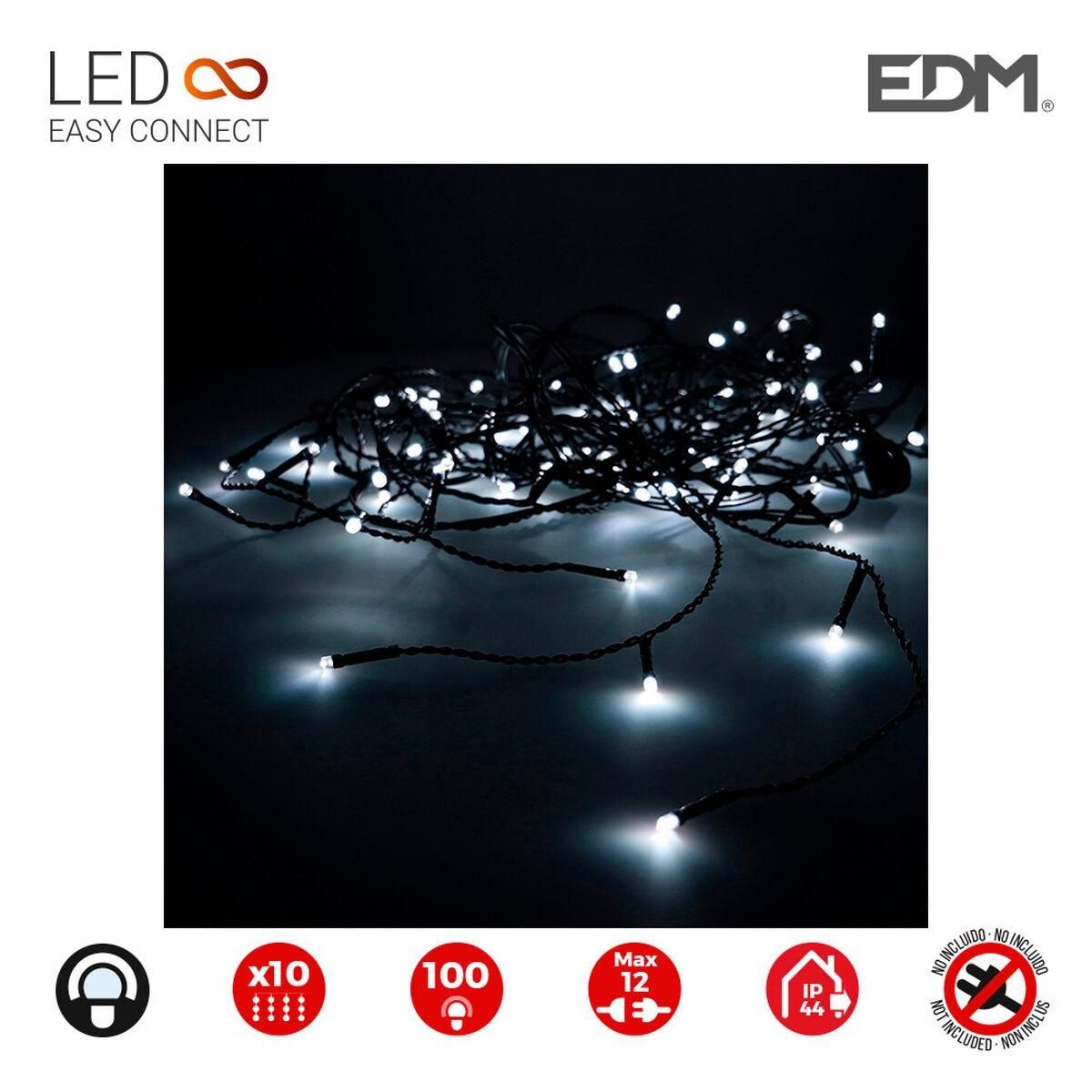 LED gardin EDM Easy-Connect Hvid 1,8 W (2 x 1 m)