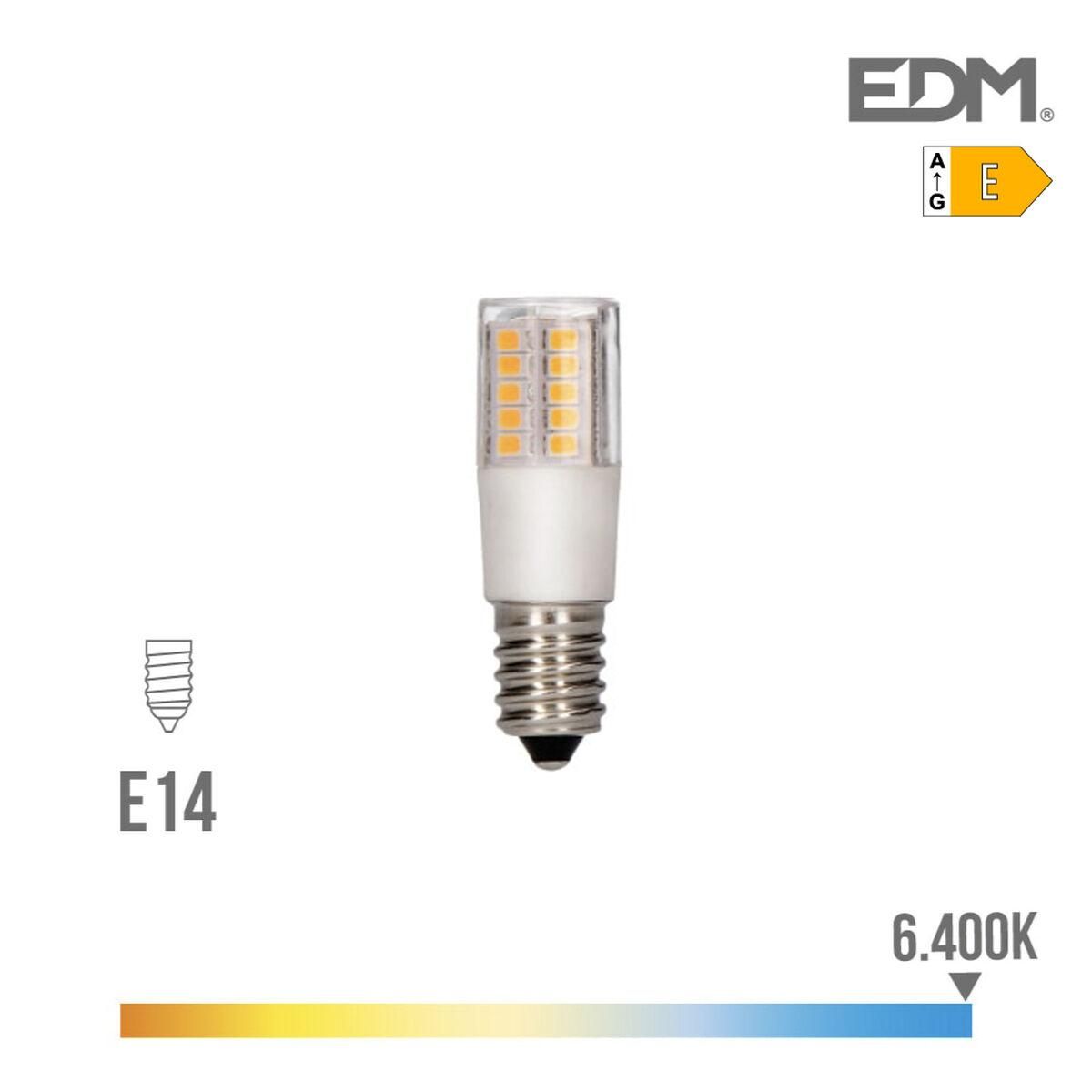 LED-lampe EDM Rørformet Hvid E 5,5 W E14 700 lm Ø 1,8 x 5,7 cm (6400 K)