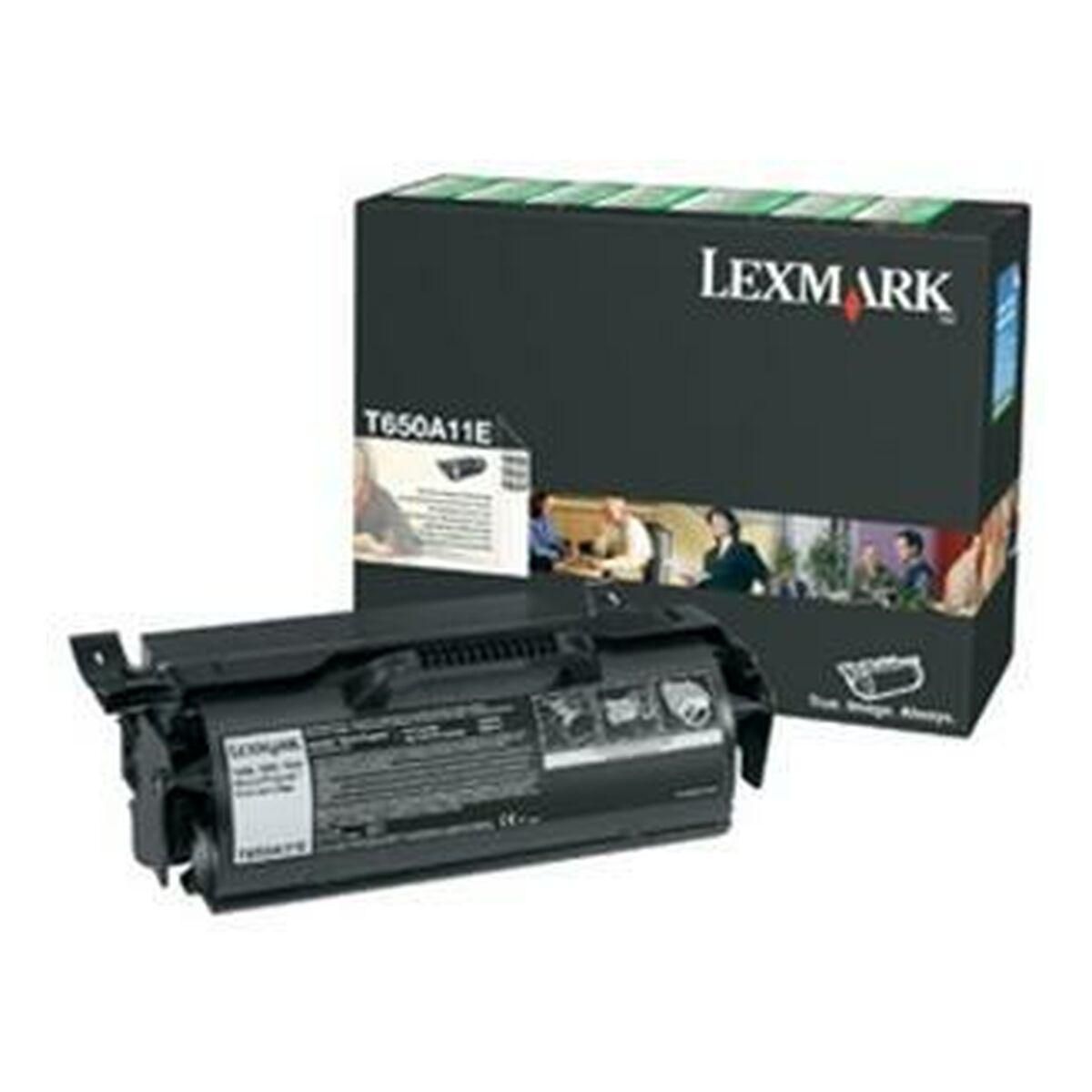 Toner Lexmark T650A11E Sort