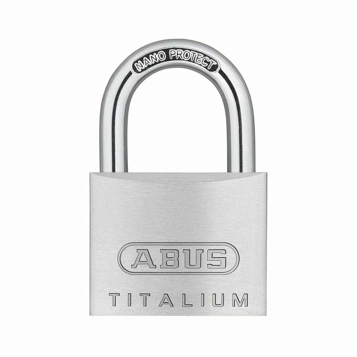 Nøgle hængelås ABUS Titalium 64ti/60 Stål Aluminium normal (6 cm)