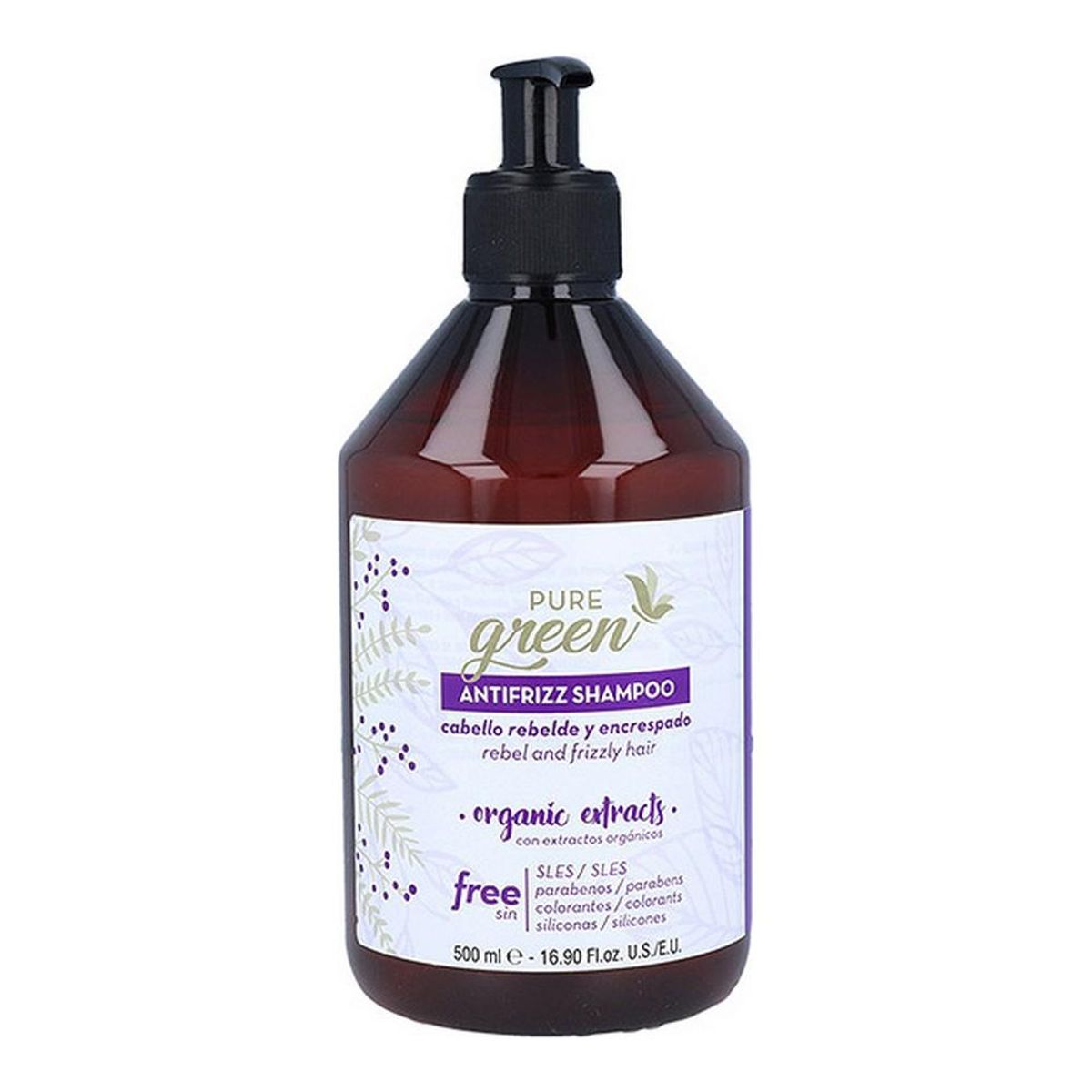 Shampoo Antifrizz Pure Green 1000 ml