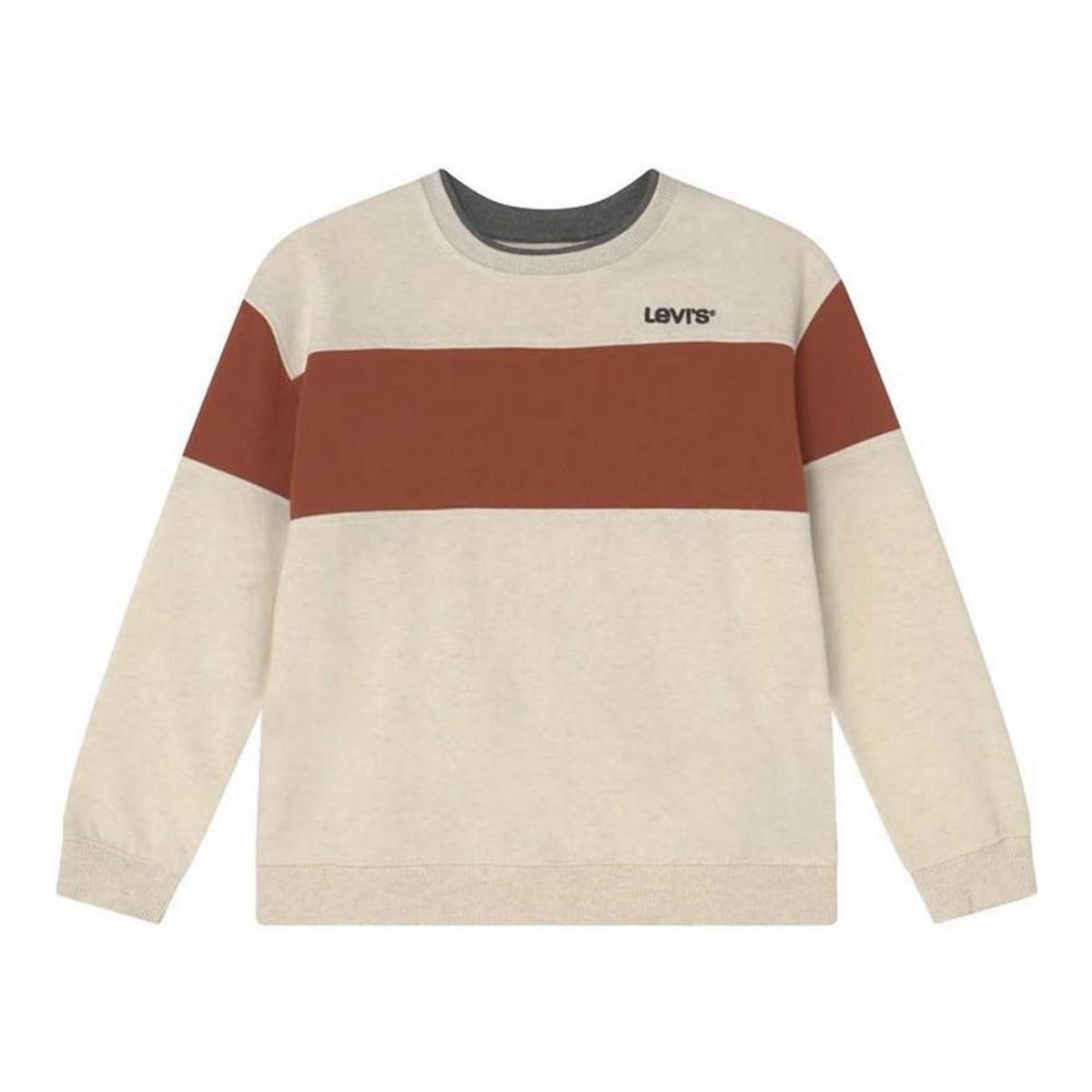 Sweatshirt til Børn Levi's Colorblock Crewneck 16 år