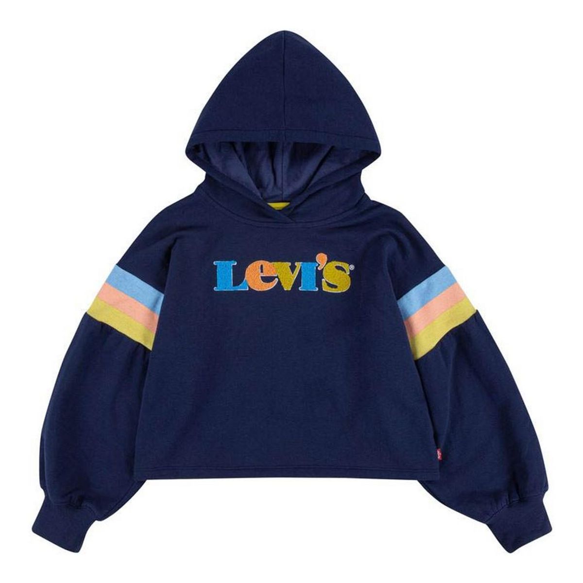 Sweatshirt til Børn Levi's Full Sleeve High Rise Mørkeblå 10 år