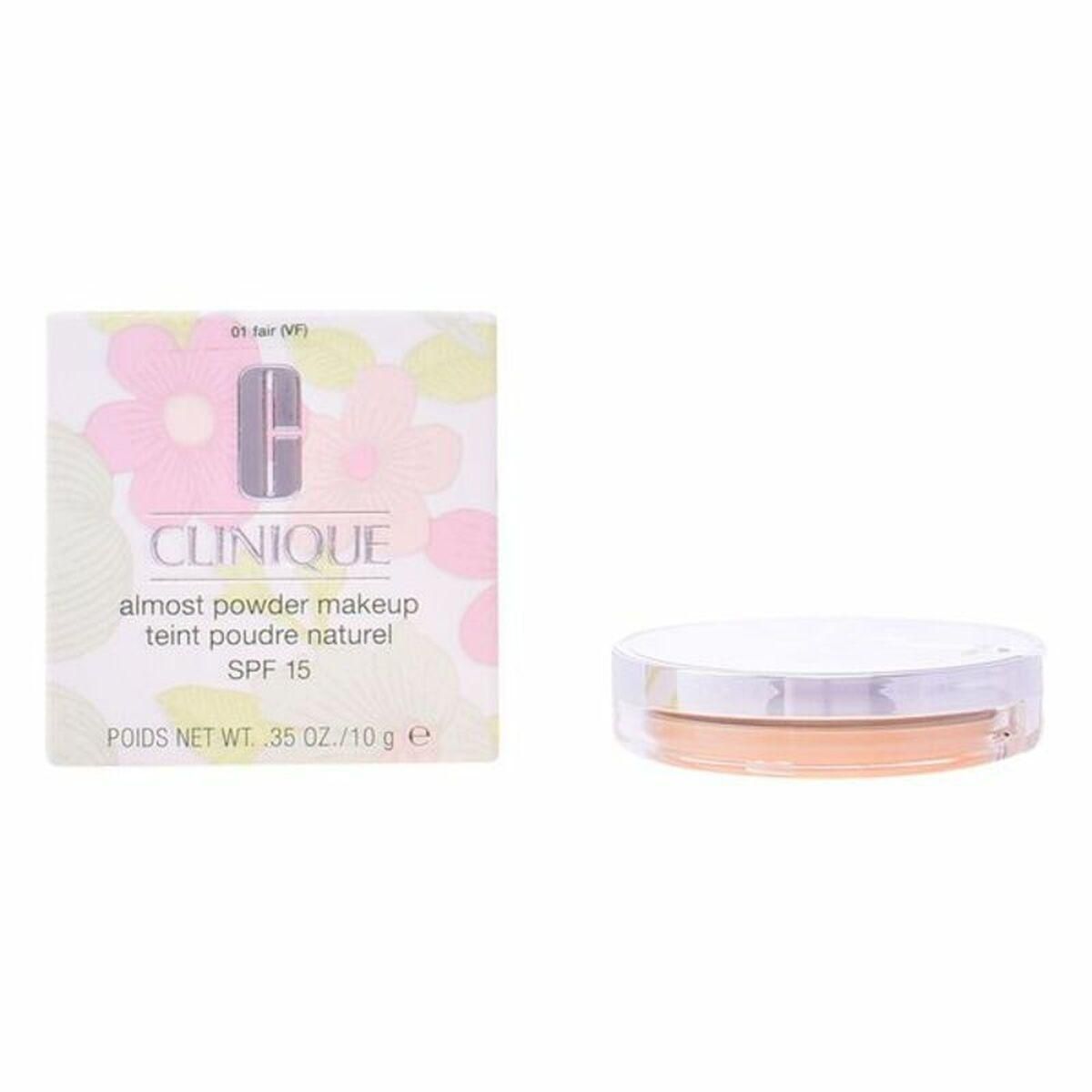 Pulver makeup Almost Powder Clinique Spf 15 Spf 15 10 g 01 - Fair - 10 g