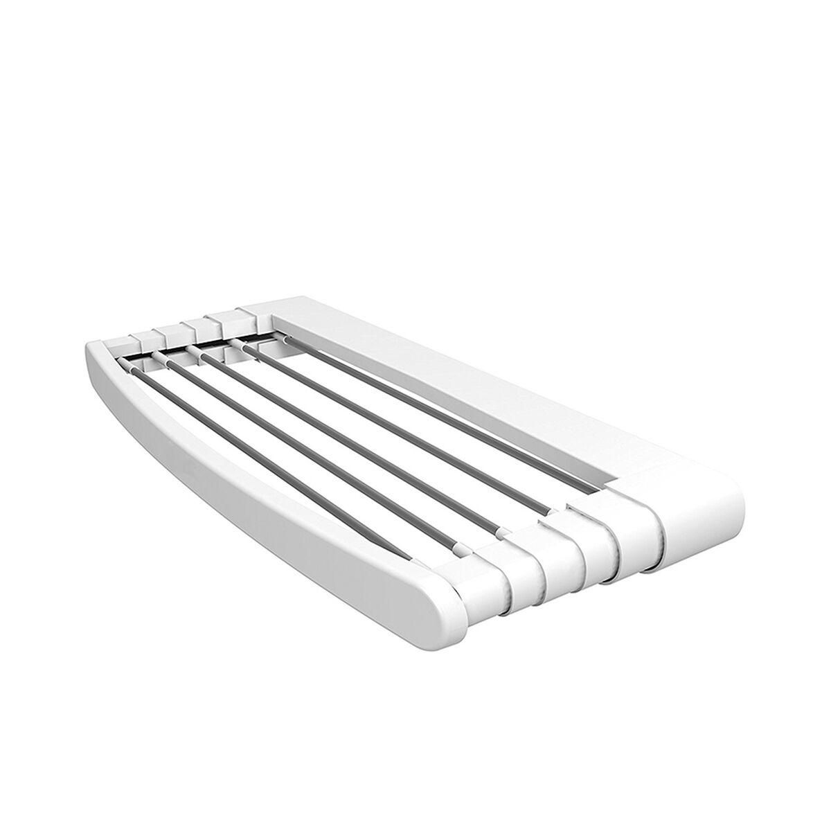 Indtrækkelig tørresnor Gimi 153791 Telepack 70 Væg Aluminium Hvid Harpiks (70 x 30 x 6 cm) (5 m)