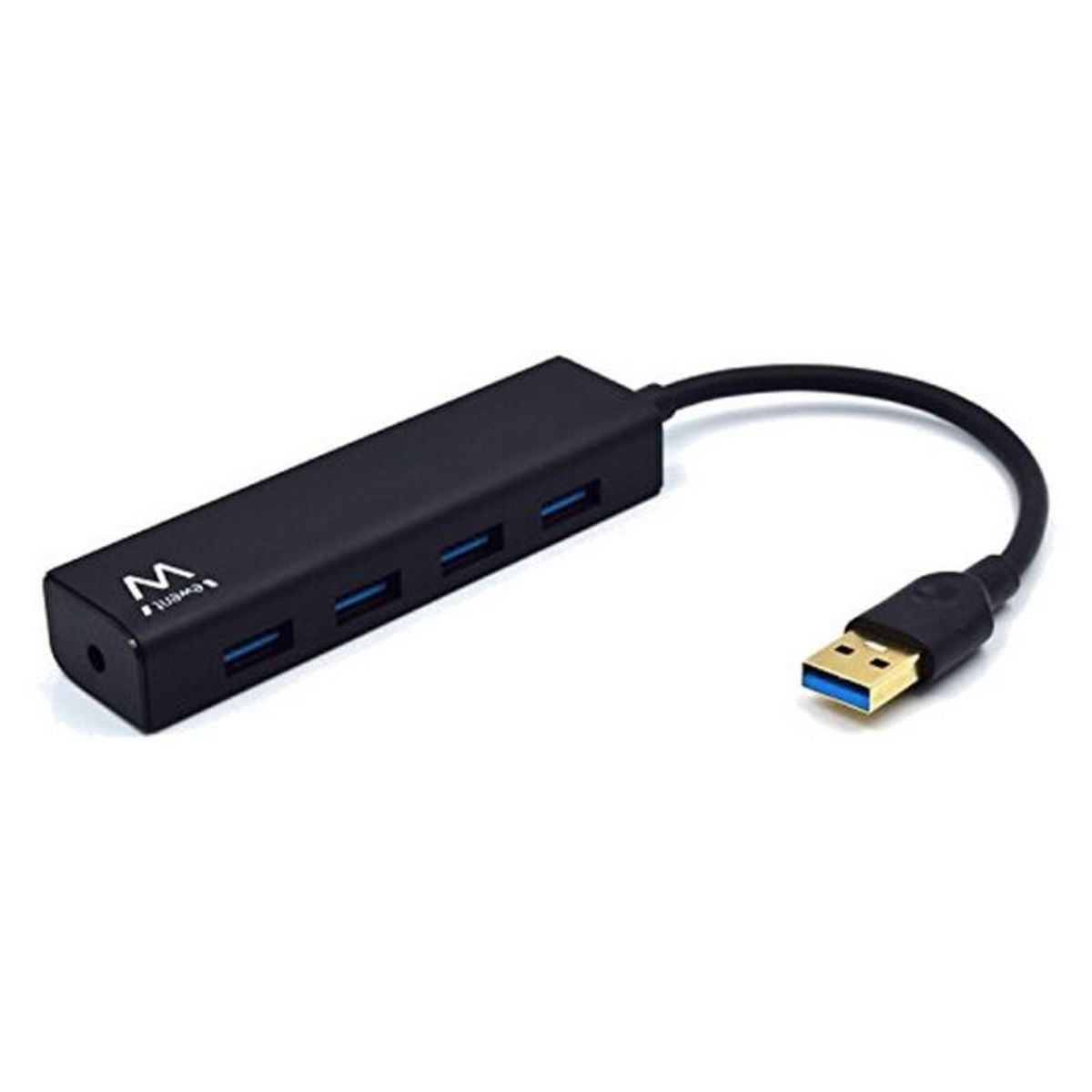 USB Hub Ewent EW1136 4 x USB 3.0 Sort