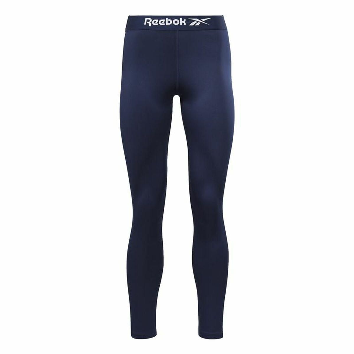 Sport leggings til kvinder Reebok Workout Ready Marineblå M